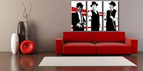 Ručne maľovaný POP Art obraz Rat Pack | rôzne rozmery