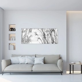 Obraz - Bambusový les (120x50 cm)