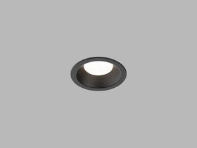 LED2 2150523D Zapustné bodové svietidlo SPOT B LED, 9W, 2700K, 735lm, 60°, IP44, čierna, DALI/PUSH