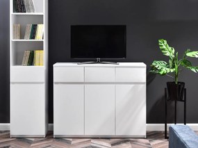 Moderná komoda UNA 120 cm biela