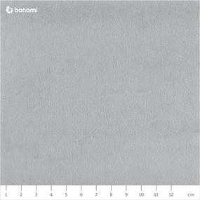 Svetlosivá zamatová dvojlôžková posteľ Mazzini Beds Juniper, 160 x 200 cm