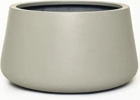 Kvetináč GORDO, sklolaminát, výška 29 cm, krémový