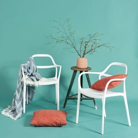 Súprava 2 bielych jedálenských stoličiek Bonami Selection Dali Chaur