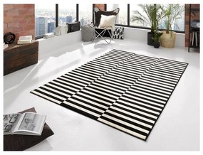 Čierno-biely koberec Hanse Home Gloria Panel, 160 x 230 cm