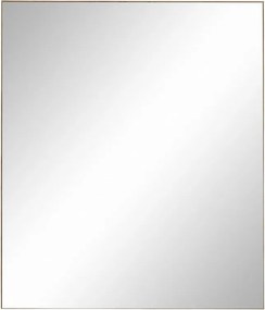 Závesná kúpeľňová skrinka so zrkadlom v dekore duba v prírodnej farbe 60x70 cm Wisla – Støraa