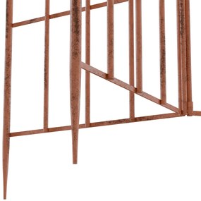 Mriežka na popínavé rastliny Flowton - hnedá