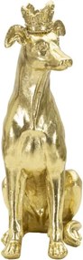 Dekoratívna soška Dog 33 cm zlatá
