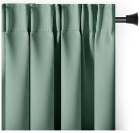 Svetlozelený zatemňovací termo záves 140x270 cm Pleat – Restilo