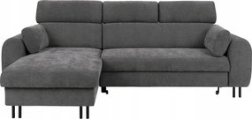 Rohová sedačka Arte s funkciou spania Delfin úložný priestor Moderný dizajn