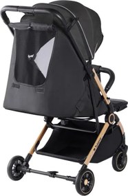 Športový kočík Milan 35 čierny / zlatý