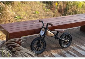 QPlay - Odrážadlo FEDURO čierna/béžová