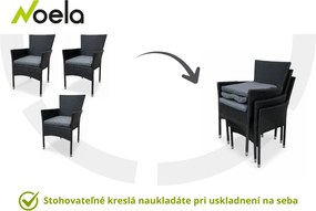 Noela Záhradné ratanové kreslo Bali