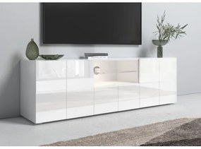 Televízny stolík SERIAN biely