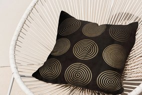 Tutumi Tutumi, obliečka na vankúš 45x45 cm, vzor BC08, čierna, NAZ-88010