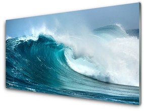 Nástenný panel  Vlny krajina 120x60 cm
