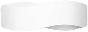 Nástenné svietidlo Tila, 1x biele kovové tienidlo, (40 cm)
