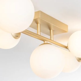 Brilagi - LED Prisadený luster MILLA 7xG9/3W/230V zlatá/biela