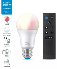 LED RGBW Stmievateľná žiarovka A60 E27/8,5W/230V 2200-6500K  CRI 90 Wi-Fi+DO - WiZ