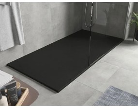 Mexen Hugo, SMC obdĺžniková sprchová vanička 170 x 80 cm, čierna matná, 42708017