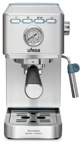 Ufesa CE8030 MILAZZO espresso pákový kávovar, strieborná