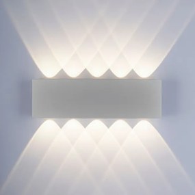 Paul Neuhaus 9489-21- LED Vonkajšie nástenné svietidlo CARLO 10xLED/0,8W/230V IP54