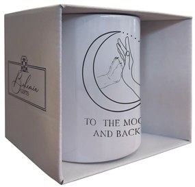 Bohemia Gifts Keramický hrnček - Moon, 350 ml