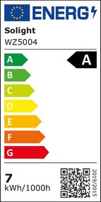 SOLIGHT LED Filament žiarovka číra A60 7,2W/230V/E27/2700K/1521Lm/360°