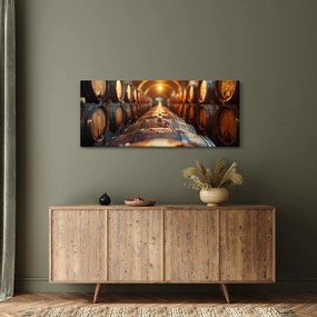 Obraz - Vínna pivnica (120x50 cm)