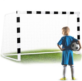 Neo-Sport Futbalová bránka 300 x 200 x 120 cm NS-465 čierna a biela