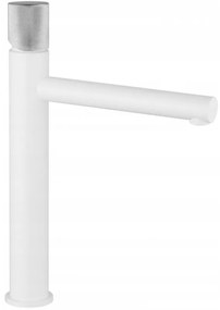 Mexen ELBA One - VYSOKÁ BATERIA UMYVADLOVÁ, Biela/Chróm, 74111-22