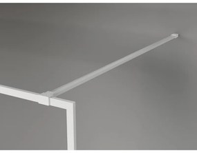 Mexen Kioto-F, sprchová zástena s rámom 105 x 202 cm, 8 mm číre sklo, biely profil, 800-105-104-20-00