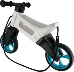 Funny Wheels - Odrážadlo 2v1 RIDER SUPER SPORT biela/čierna/modrá