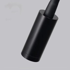 Toolight Toolight, nástenné svietidlo LED 3W+1xE27 APP1610-2W, čierna, OSW-01593