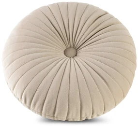 DEKORAČNÝ VANKÚŠ VELVET68 (FI) 40 CM BÉŽOVÁ