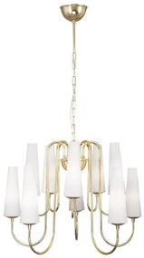 Zuma Line 1129 - Luster na reťazi MAGNUM 10xE14/40W/230V zlatá