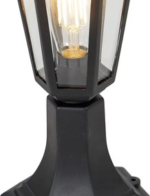 Klasická vonkajšia stojaca lampa čierna 42,2 cm IP44 - New Haven