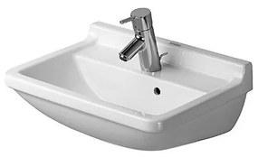 DURAVIT Starck 3 závesné umývadlo s otvorom, s prepadom, 500 mm x 360 mm, 0300500000