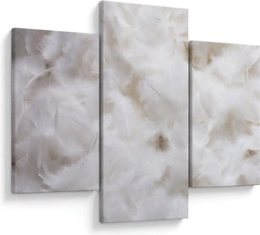 Obraz - Biele perie (90x60 cm)