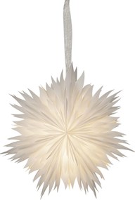 STAR TRADING Závesná svietiaca hviezda Dis White 45 cm
