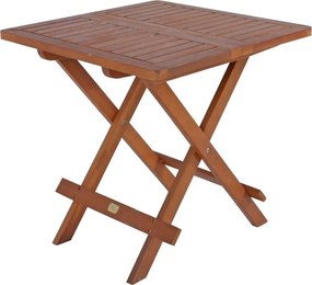 Záhradný odkladací stolík z masívu akácie 50x50 cm Cleveland – Garden Pleasure