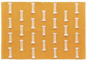 Okrovožltý prateľný koberec 50x80 cm Juline – douceur d'intérieur