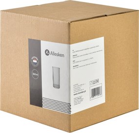 Sada 4 ks vysokých pohárov ELISE STRIPES 360 ml číra