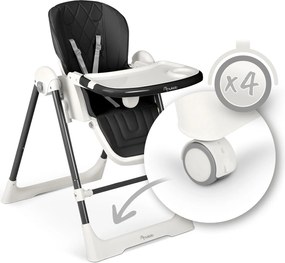 Detská stolička 3v1 Nukido Elite - čierna