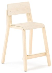Vysoká stolička DANTE, výška 500 mm, breza, laminát - breza