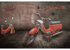 Ceduľa Jawa 21 - motocykel