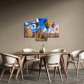 Obraz - Teplovzdušné balóny, Cappadocia, Turkey. (90x60 cm)