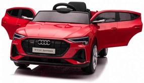 RAMIZ Elektrické autíčko - Audi E-Tron Sportback - červené - motor 4x25W - batéria 12V/7Ah -2023