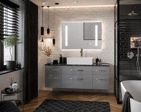 Kúpeľňový nábytok Euphoria EUP P 120/0/W/S/0/BK/MB