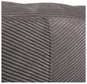 Čierny menčestrový sedací vak Sofa Tube – SLOWDOWN