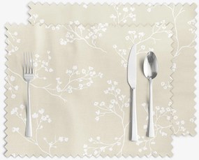 Goldea prestieranie na stôl teflónové - popínavé rastliny - sada 2ks 30 x 40 cm